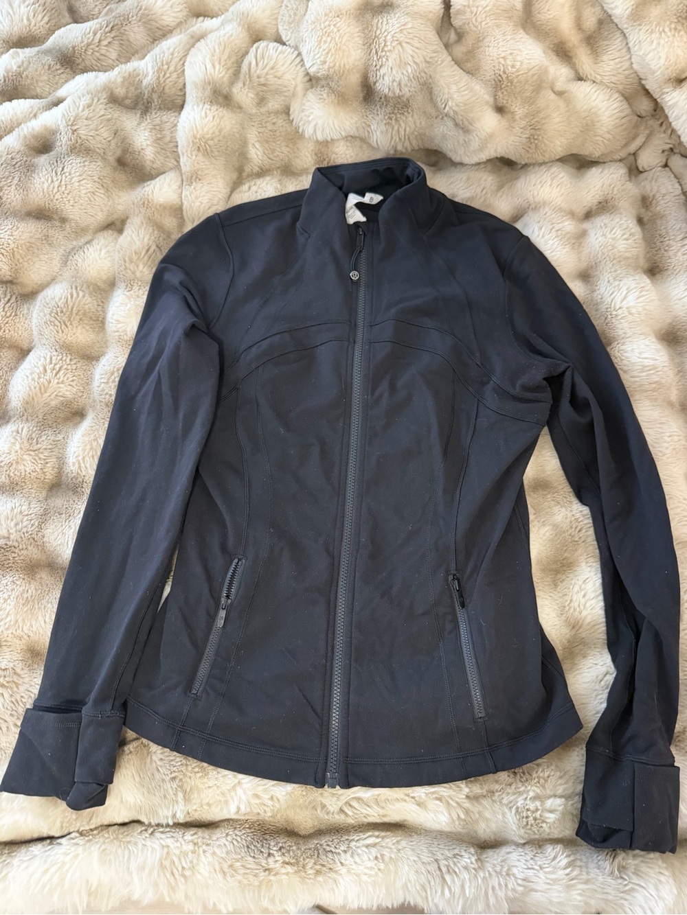 lululemon athletica Black Zip-Up Utility Jacket